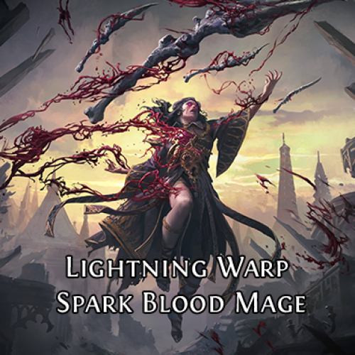 Buy Lightning Warp Spark Blood Mage for Path of Exile