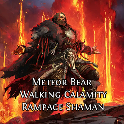 Buy Meteor Bear Walking Calamity Rampage Shaman for Path of Exile
